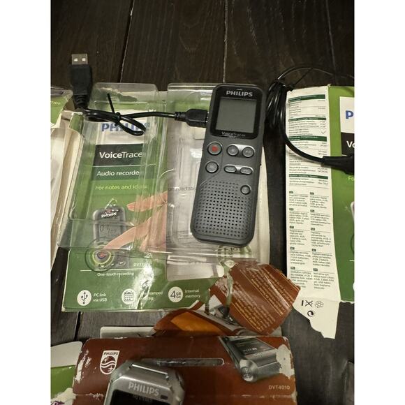 Philips VoiceTracer Audio Recorders Lot of 9 Tested - Picture 9 of 9